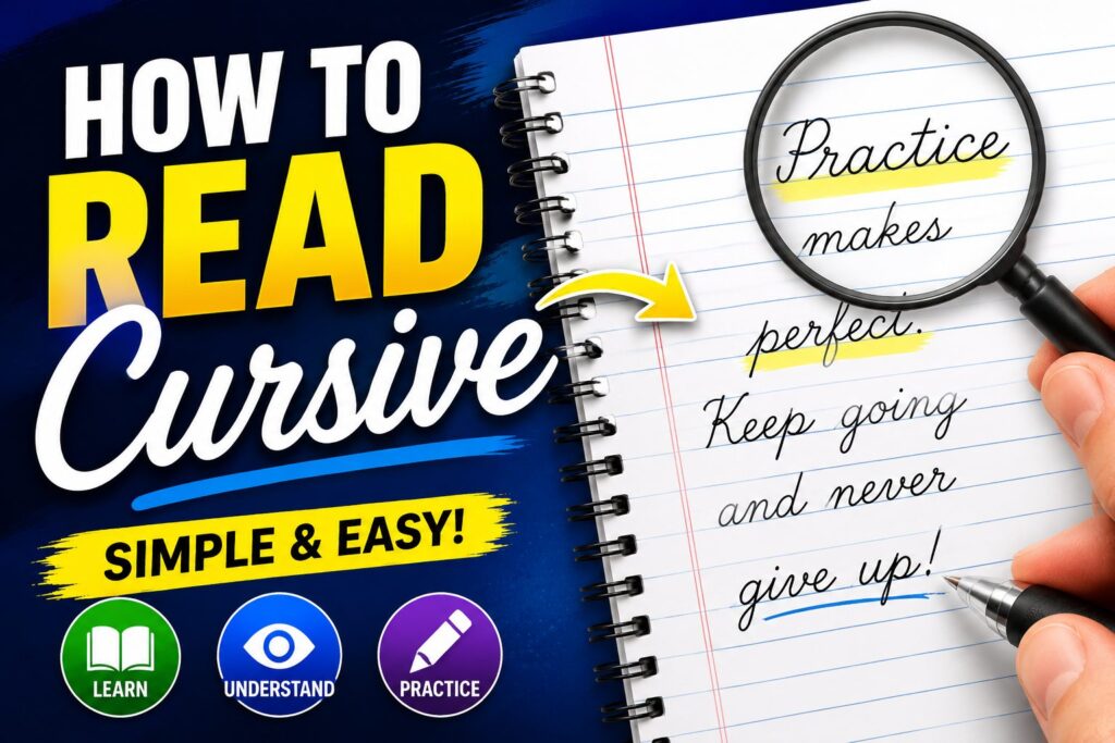 How to Read Cursive: A Beginner-Friendly Guide