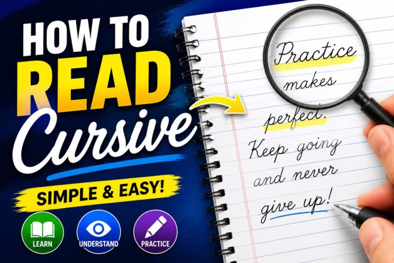 How to Read Cursive: A Beginner-Friendly Guide