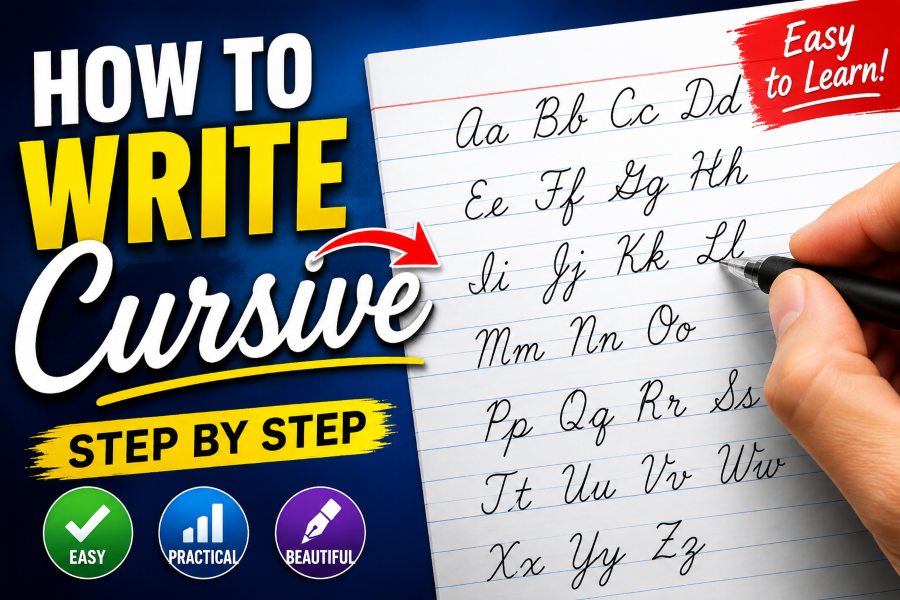 How to Write Cursive Letters: A Step-by-Step Guide