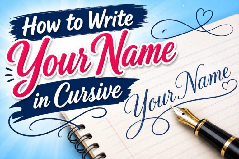 How to Write Your Name in Cursive: Easy Step-by-Step Guide